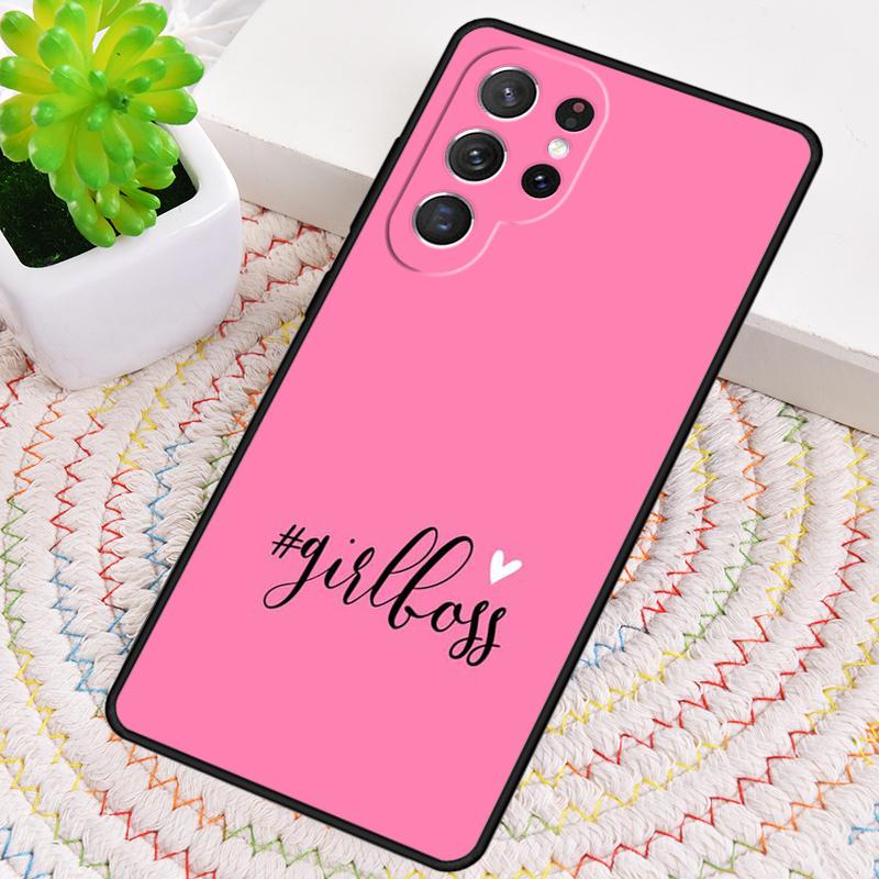 Princess Female Boss Coffee Soft Phone Case For Samsung Galaxy Note 10 Pro S26 S25 S24 S23 S22 Ultra Plus S21 FE S20 Cover