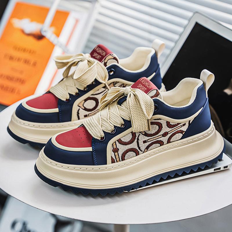 CYYTL Men Casual Shoes Platform Sneakers Outdoor Leather Tennis Running Sports Hiking Skateboard Luxury Designer Fashion Loafers