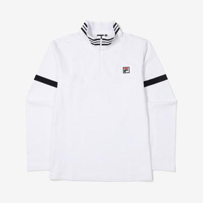 Fila Half Zip Fleece Long Sleeve T shirT