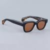 JMM Fellini Sunglasses Square High Quality High Street Punk Uv400 Men and Women Eyeglasses for Optical Prescripiton with Case
