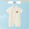 Infant Short Sleeve Summer Pajamas - Pure Cotton Gauze Baby Romper