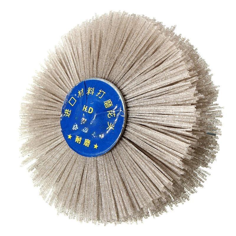 1PC 600 Grinding Head Abrasive Nylon Material Wood Polishing Wheel Grinding Head Wear-resistant Brush