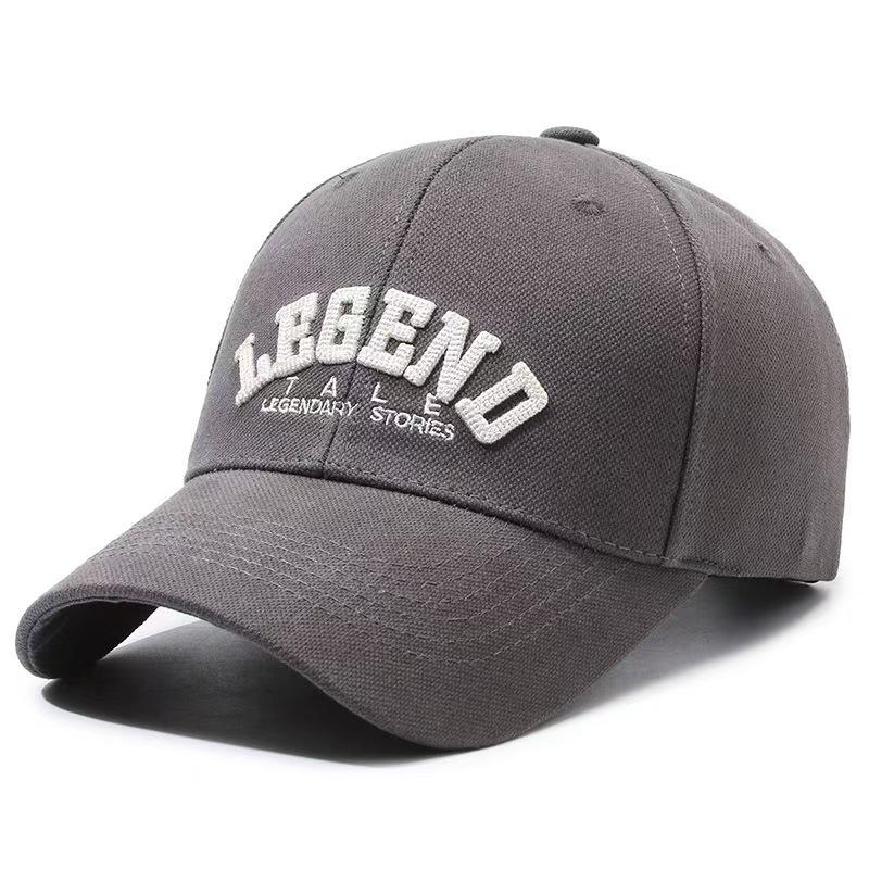 Women's Baseball Cap - All Seasons, 3d Letter Embroidery, Structured Brim, Wide Brim, Face-slimming Design