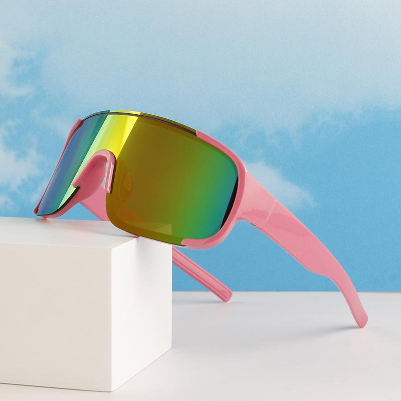 Boys and girls sunscreen UV protection cycling sunglasses Children's outdoor sports running mountaineering sunglasses tide