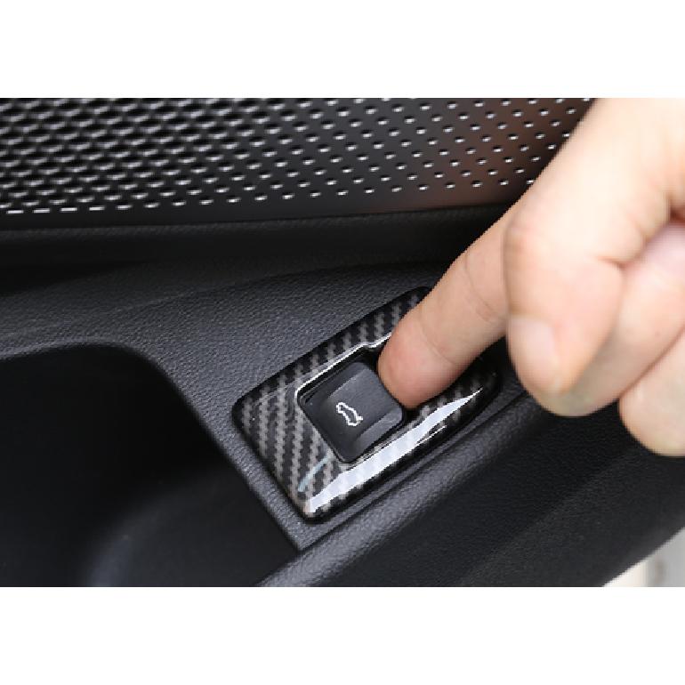 Tailgate Rear Door Button Carbon Fiber Cover Trim - For BMW 3-Series G20