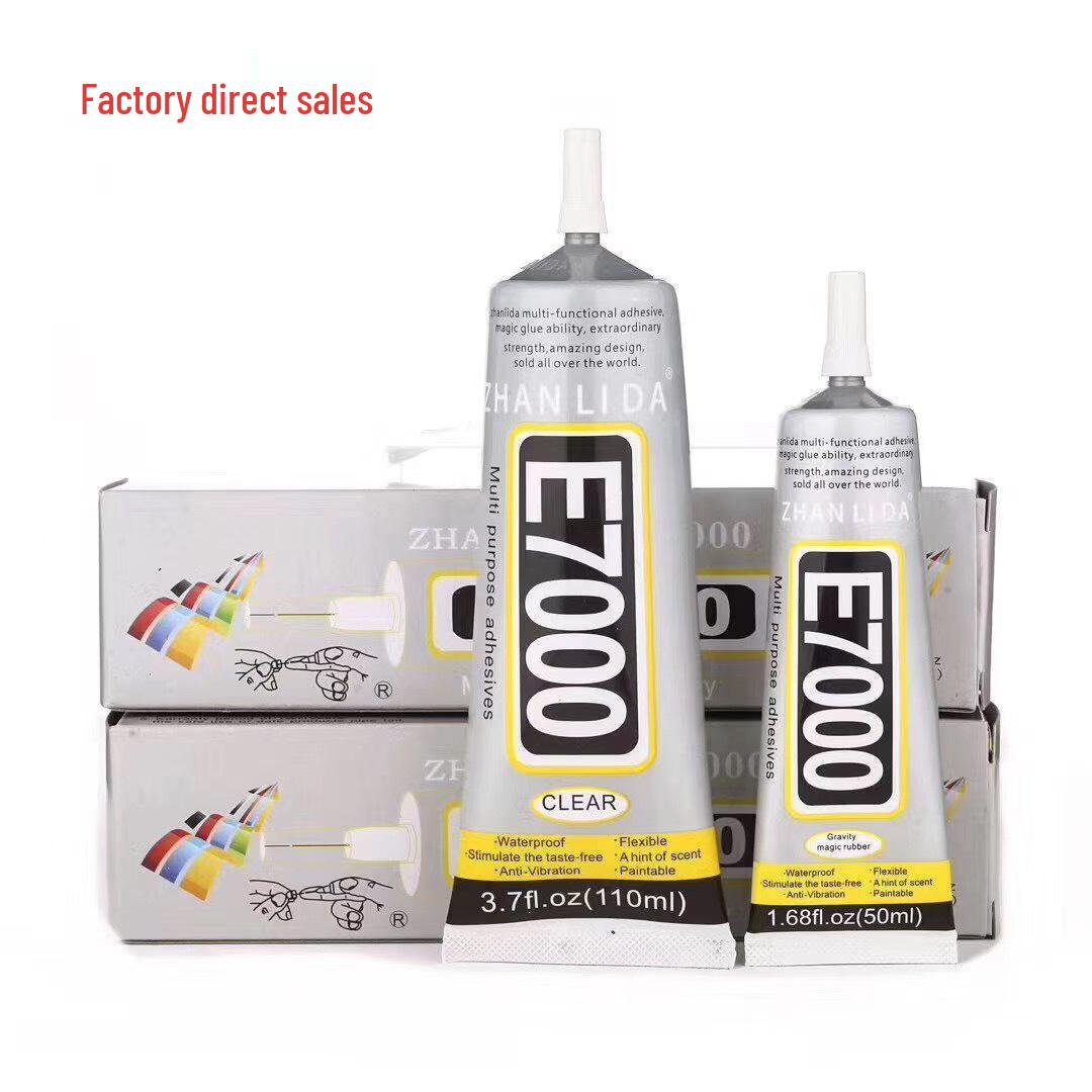 

E7000 110ml High Strength Non-Corrosive Glue for DIY Toys, Ornaments, Rhinestones, Leather, Acrylics E7000 Adhesive 50ml, 360 pcs
