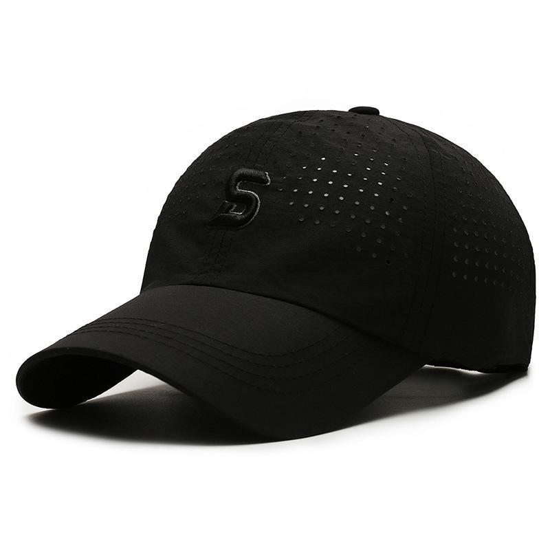 Male Baseball Cap Embroidery Irregular Quick-Drying Cap Breathable Sun Hat Outdoor Cap