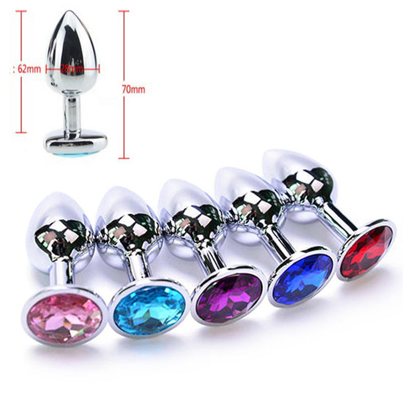 1PC Sex Toys For Adults Small Size Metal Toys Butt Plug Stainless Steel Plug