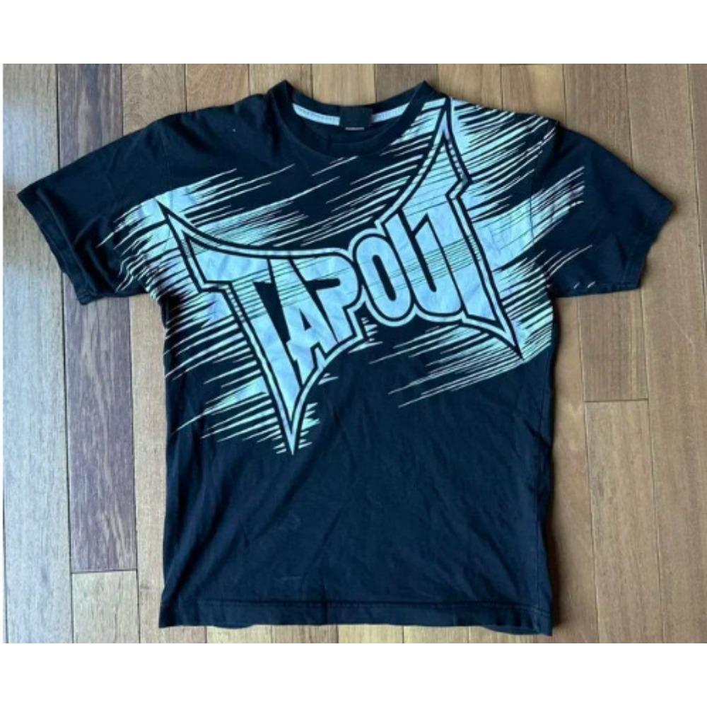 RogueWave Street Style Women Tops Short Sleeve Retro Gothic Style Haute Highend Design Stamp Duty Y2k Punk Style