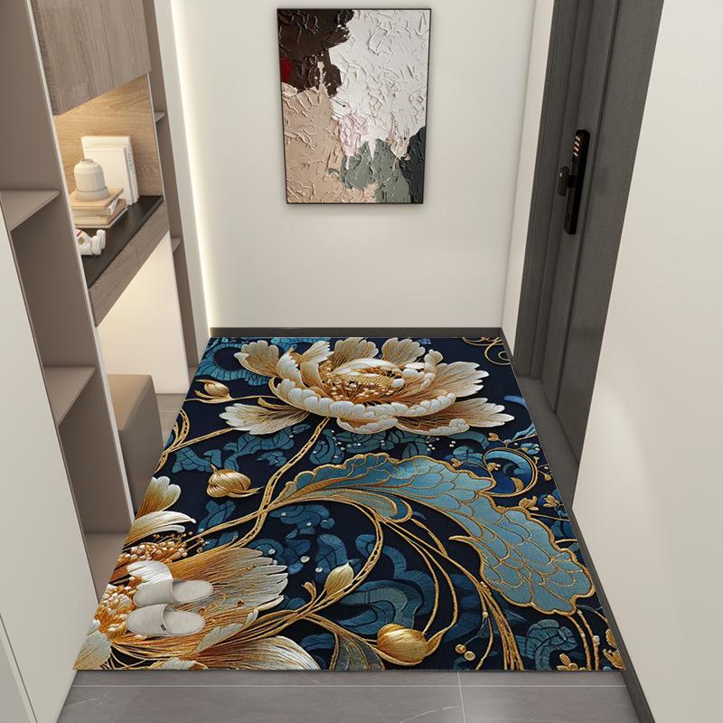 Chinese Style Floor Mat Entrance Door Entrance Foyer Foot Mat Anti Slip Carpet Door Mat Entrance Door