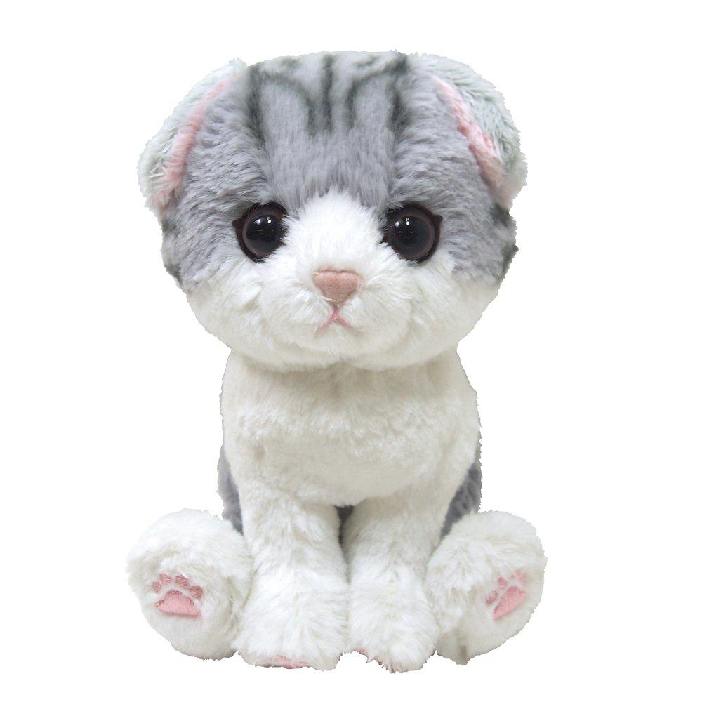 Sun Lemon Kitten Scottish Fold Gray X X Cm Stuffed Animal Cat 17.5 8.2 18.6 P-4212
