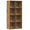 VidaXL Bibliothèque chêne artisanal 66x30x130 cm bois d'ingénierie, bibliothèque, armoire de rangement, support de 855779