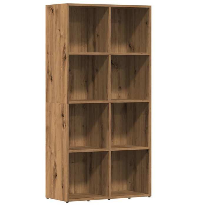 VidaXL Bibliothèque chêne artisanal 66x30x130 cm bois d'ingénierie, bibliothèque, armoire de rangement, support de 855779