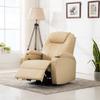 Day and Night - Day and Night Cream Synthetic Leather Rocking Massage Chair
