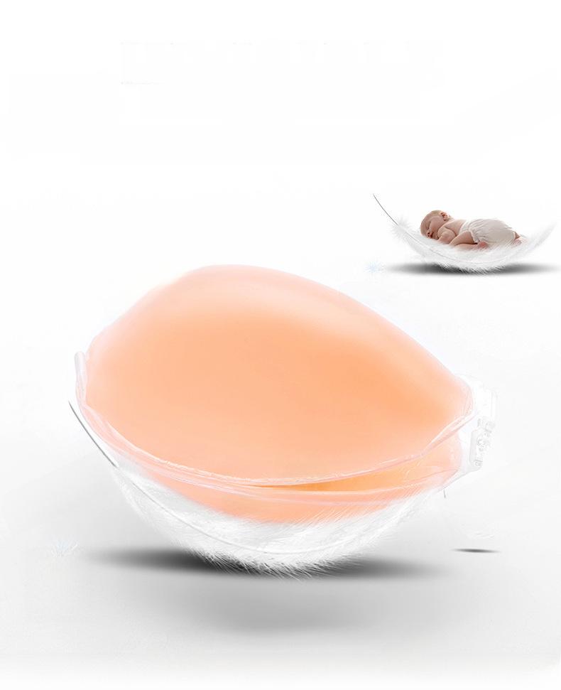 Adesivos invisíveis de silicone push-up para seios - sem costura, sem alças, antiderrapantes e à prova d'água para vestido de noiva