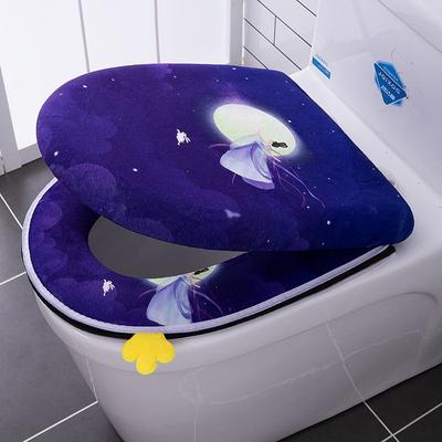 New  Sale Toilet Cushion Household Set Toilet Seat Cover 1 /2 Piece Set Universal Toilet Cushion Zipper