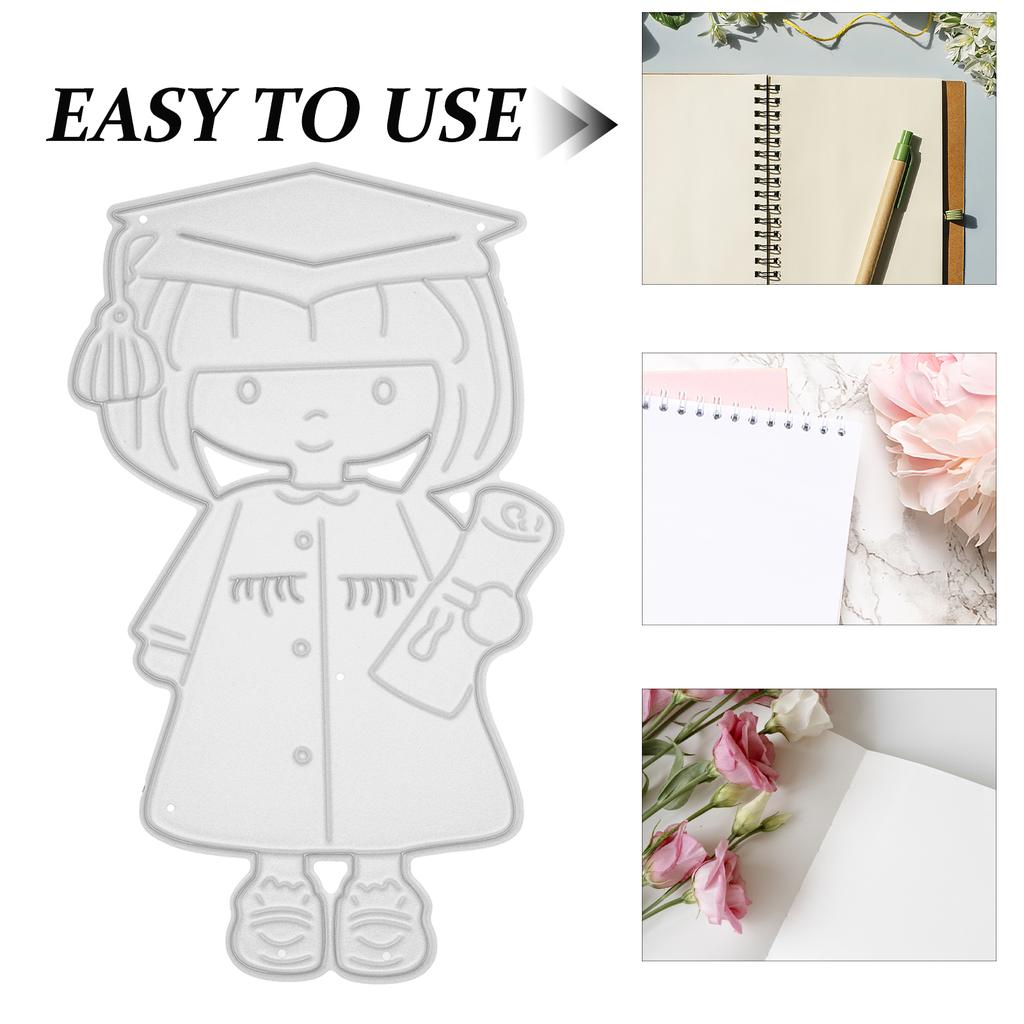 Cutting Die Graduation Template Stamps and Dies for Card Making Metal Embossing Folders Theme Graduates Shape