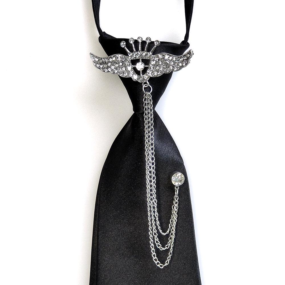 Unisex Japanese & Korean Academy Style No-Tie Uniform Collar Ornament - Fashion Tie for JK Girl Shirts