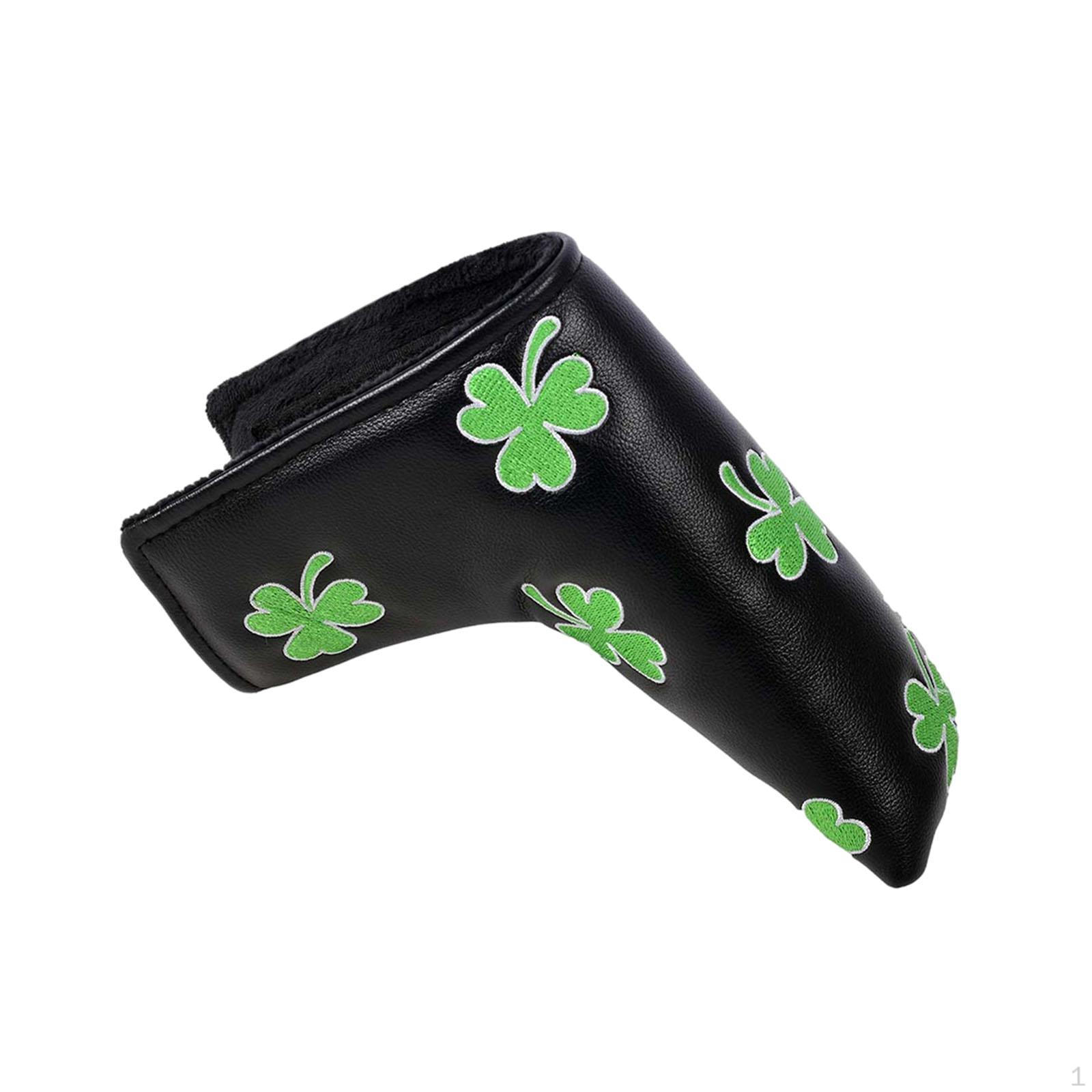 

Чехол для гольф-паттера, подходит для большинства паттеров, водонепроницаемый, портативный, универсальный, защитный кожух чёрный