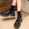 Fashion Shoes Woman Flats Clogs Platform British Style Oxfords Autumn Dress New Summer Creepers  Leather Fall High Mary Janes Lace