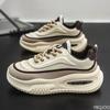 Fashion New autumn winter thick soled height increasing shoes versatile  personalized student casual simple comfortable men's shoes