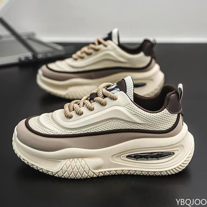 Fashion New autumn winter thick soled height increasing shoes versatile  personalized student casual simple comfortable men's shoes