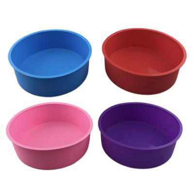 1Pcs Round Shape Silicone Cupcake Pan Molds Multifunctional Baking Tool Kitchen Supplies DIY Handmade Soap Mold
