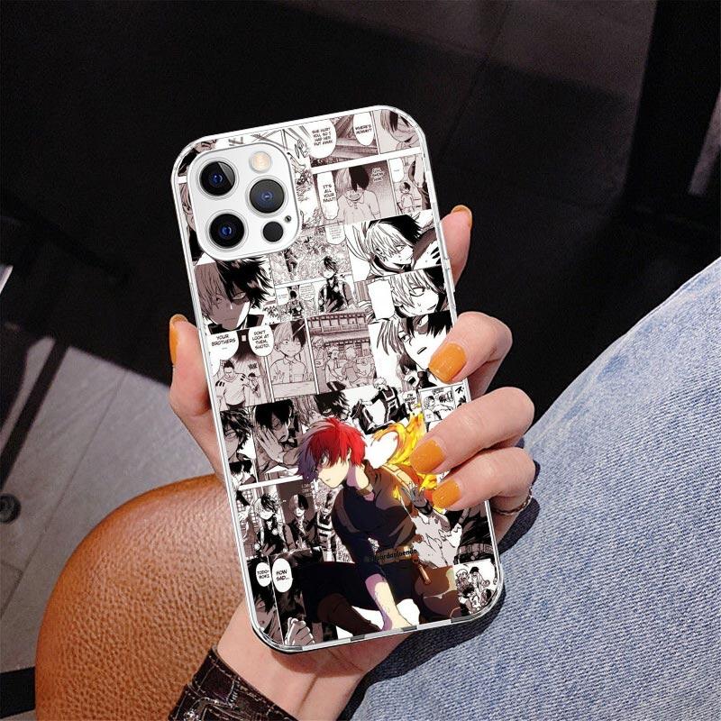 My Hero Todoroki Shoto Phone Case For iPhone 17 Air 16 Pro Max 16E 15 + 14 Plus 11 12 13 Mini 7 8 SE Gift Print Cover Fundas 17