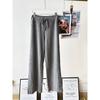 Lu Same Sports Pants Women 2025 New Arrival Best Selling Drawstring Loose Drooping Casual Loose Pants Straight-Leg Pants