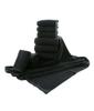 5 pieces 35x75cm 100% Cotton Black Face Towel Set No Fading Hand Towels for Men Hotel Corporate Gift Soft and Highly Absorbent