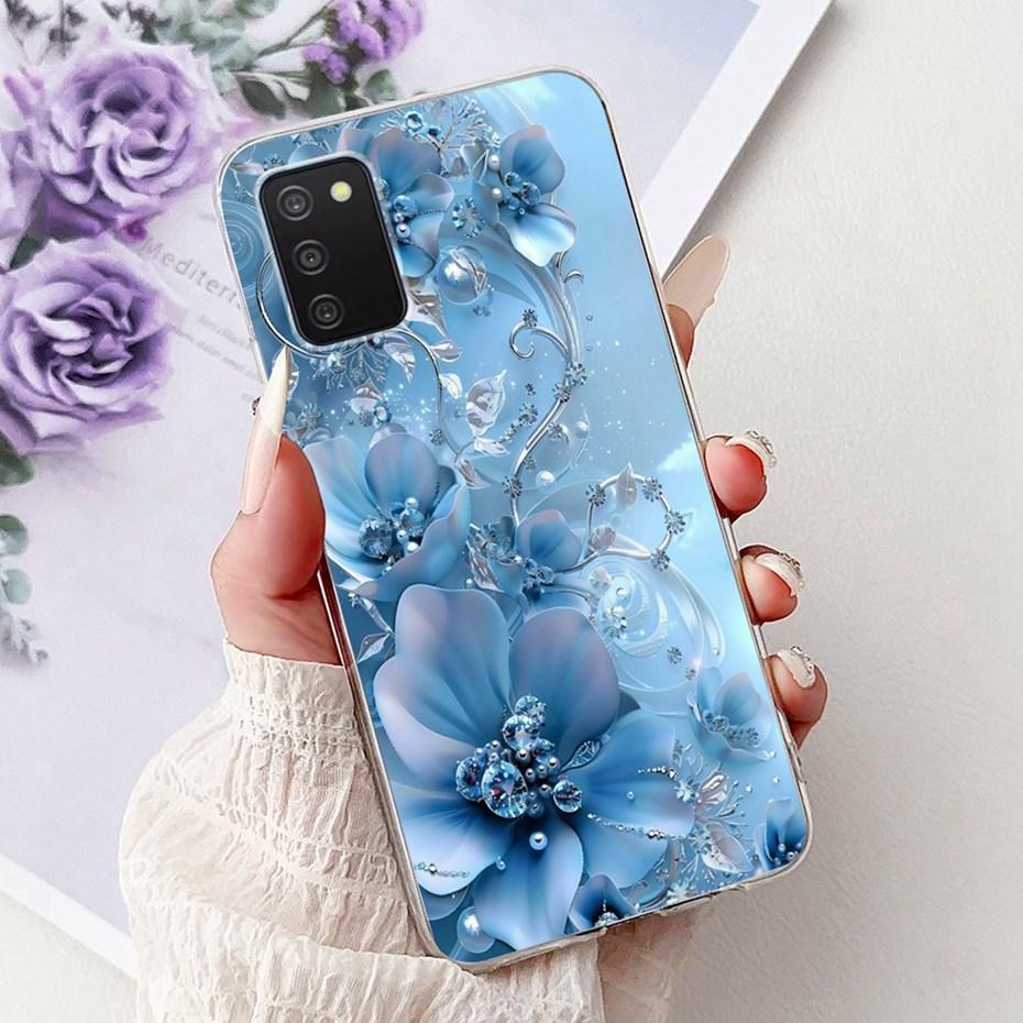 Cute Painting Phone Case For Samsung Galaxy A03s Soft Silicone TPU Back Covers For Samsung A03S SM-A037F A037G Cases Bumpers