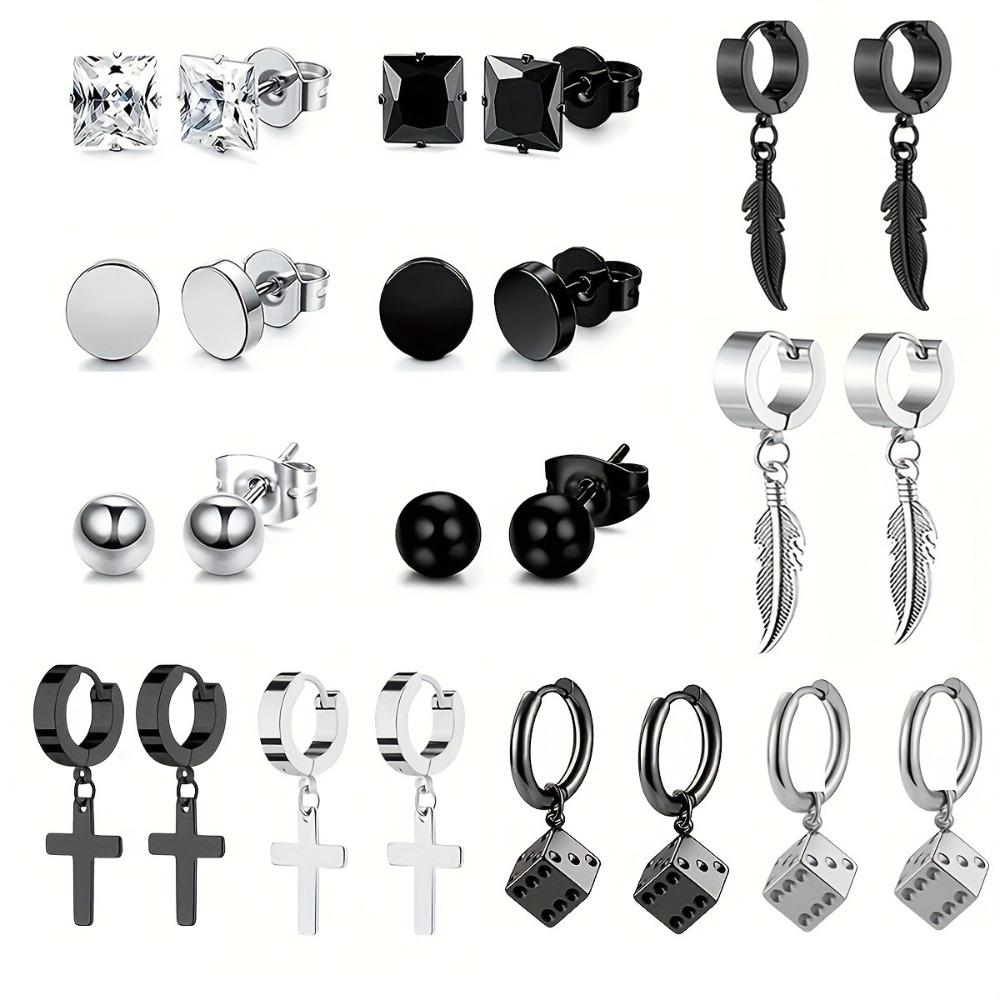 A Variety of Stainless Steel Free Combination Sets, Stud Earrings and Earrings Sets.