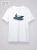 Aircraft Carrier Cruiser Print T-shirt