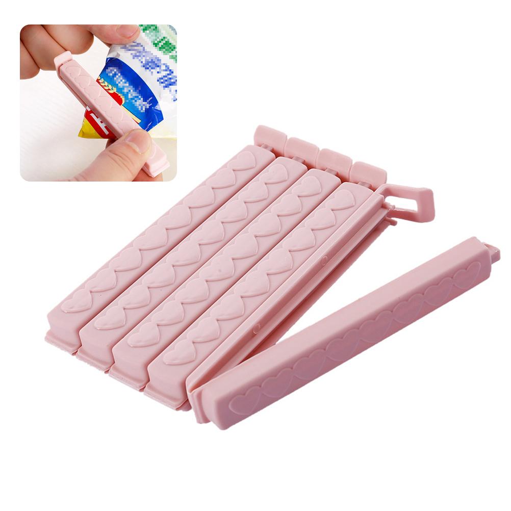 5PCS Solid Color Sealing Clips Food Freshness Preservation Seal Clip