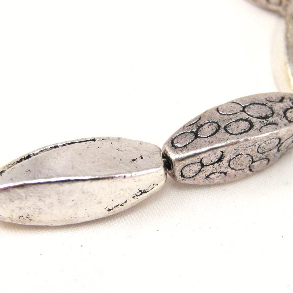 Les Trésors De Lily [F5249] - Silver 'Kilimanjaro' Bracelet