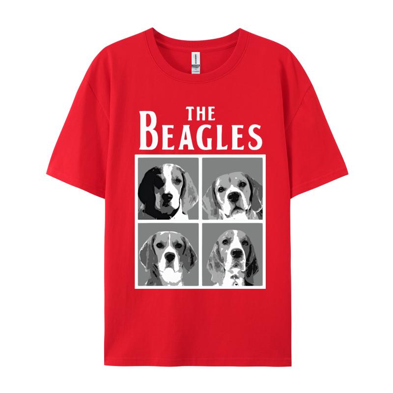 Cute Beagle Dog Tshirt The Beagles Animal Lover Tshrit Unisexs Cotton Tshirt Birthday Short Sleeve 2024 Fashionable Top Tees S