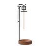 Chinese Zen Incense Holder for Sticks Upside Down Incense Burner with Wooden Ash Catcher Buddhism Supplies Home Decor