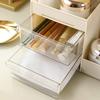 Przezroczyste pudełko na kosmetyki w stylu szuflady Duża pojemność Wielofunkcyjny organizer na kosmetyki Pudełko do przechowywania na biurko toaletki
