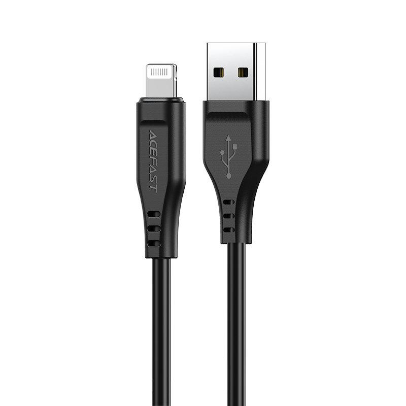 Cable for iPhone MFI USB - Lightning 2.4A 1.2m Black