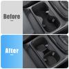 For Honda CR-V  2024 2025 CRV 6th Gen Hybrid TPE Car Center Console Storage Box Water Cup Holder Container Organizer Tray