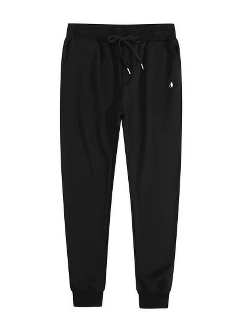 Sudadera con capucha forrada de felpa para hombre, Bordada, Corte holgado, Estilo polo Otoño/Invierno, Tallas grandes, Diseño RL