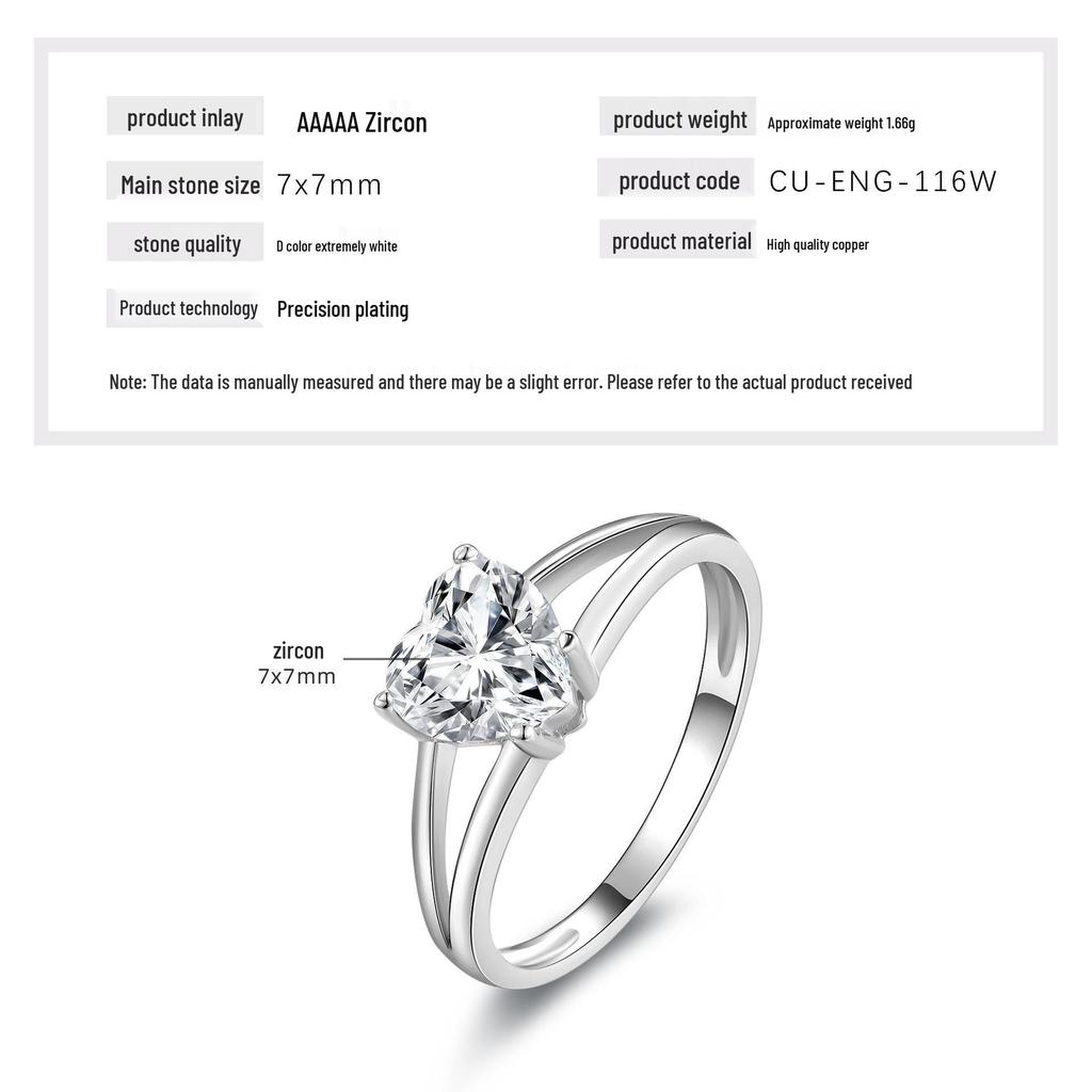 Women's Wide Band Micro-Paved Zircon Ring - Fashionable, Luxurious, Trending Statement Jewelry