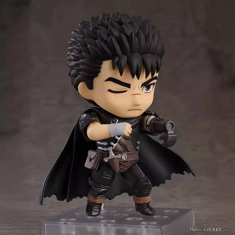 Berserk Q Version Action Figure #2134 Guts Figurine Sword Wind Legend Black Swordsman Model Anime Dolls