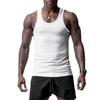 Muscleguys Men's Fitness Breathable Vest Summer Thin Section Slim Sports Solid Color Bottoming Sweatshirt