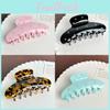 Fashionable Large Rhinestone-studded Acetate Hair Claw Clip For Stylish Women's Hairstyles