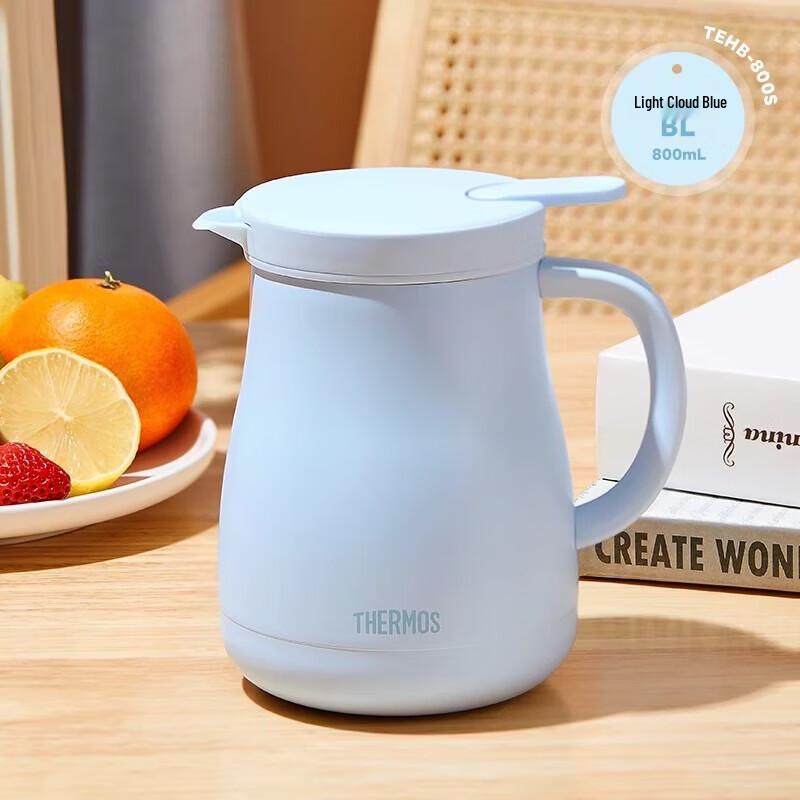 THERMOS 316L Stainless Steel Insulated Flask with Tea Infuser