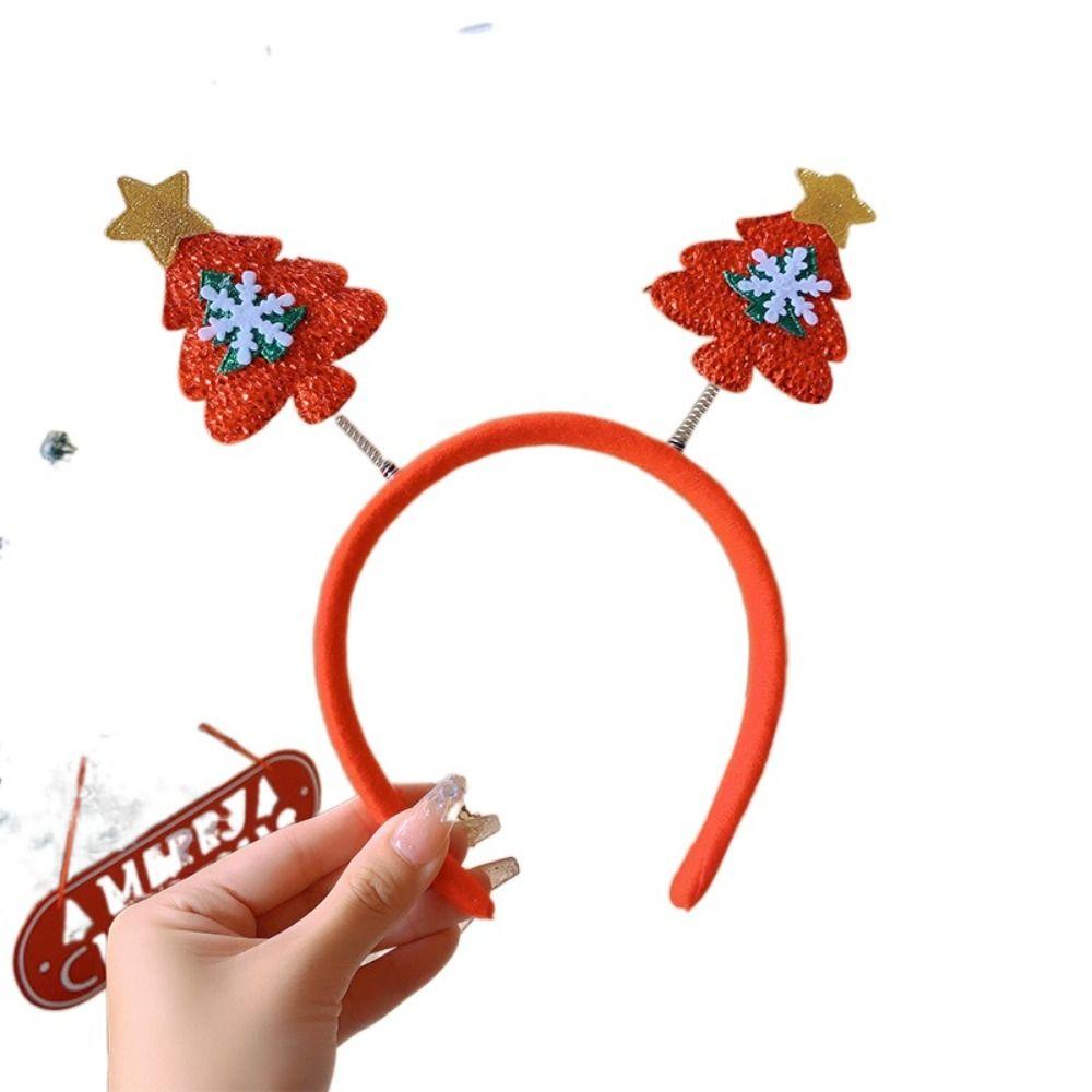 Hairpin Christmas Headband Xmas Antler Hair Clip Creative Santa Claus Hair Hoop  Outdoor