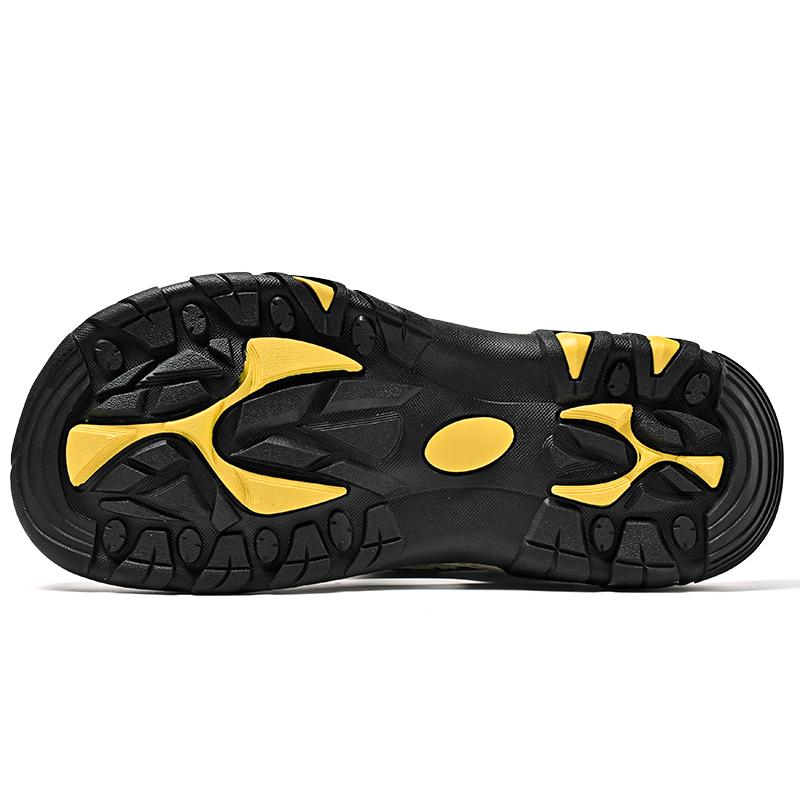 Fashion 2025 Fashion Sandals Men's LeatherAnti Slip Breathable Soft Sole Shoes For Men Summer Water Trekking Beach Slippers Size 38-46