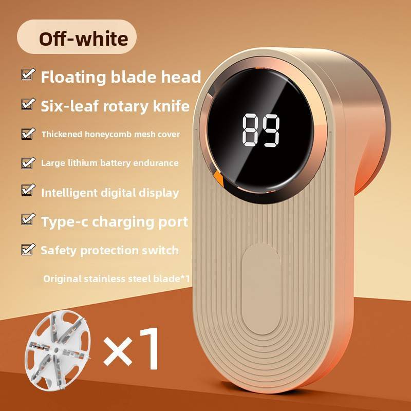 Portable Rechargeable Fabric Shaver With Led Display For Home Use