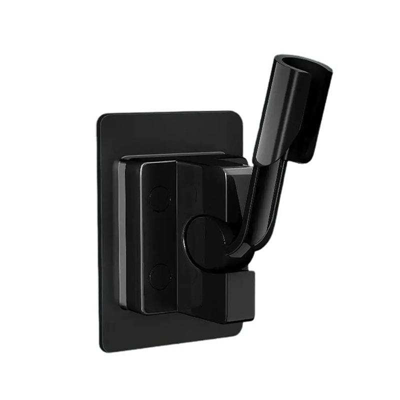 

Регулируемая душевая стойка с присоской, тип лотоса, кронштейн для навеса, ручная душевая лейка, насадка для ванной комнаты, фиксированное основание чёрный